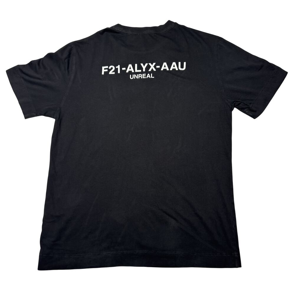 1017 ALYX 9SM Collection Logo Short Sleeve T Shirt Men's XL Black Streetwear